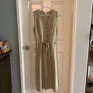 A New Day sleeveless linen jumpsuit